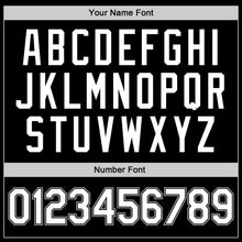 Laden Sie das Bild in den Galerie-Viewer, Uksn Individuelles Schwarz Weiß-Grau Rundhals Rippstrick Basketball Trikot
