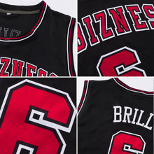 Laden Sie das Bild in den Galerie-Viewer, Uksn Individuelles Schwarz Weiß-Lila Authentic Retro Basketball Trikot
