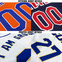 Laden Sie das Bild in den Galerie-Viewer, Uksn Individuelles Schwarz Grau-Lila Baseball Trikot