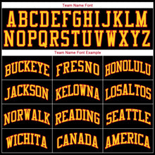 Laden Sie das Bild in den Galerie-Viewer, Uksn Individuelles Schwarz Gold-Rot Rundhals Rippstrick Basketball Trikot
